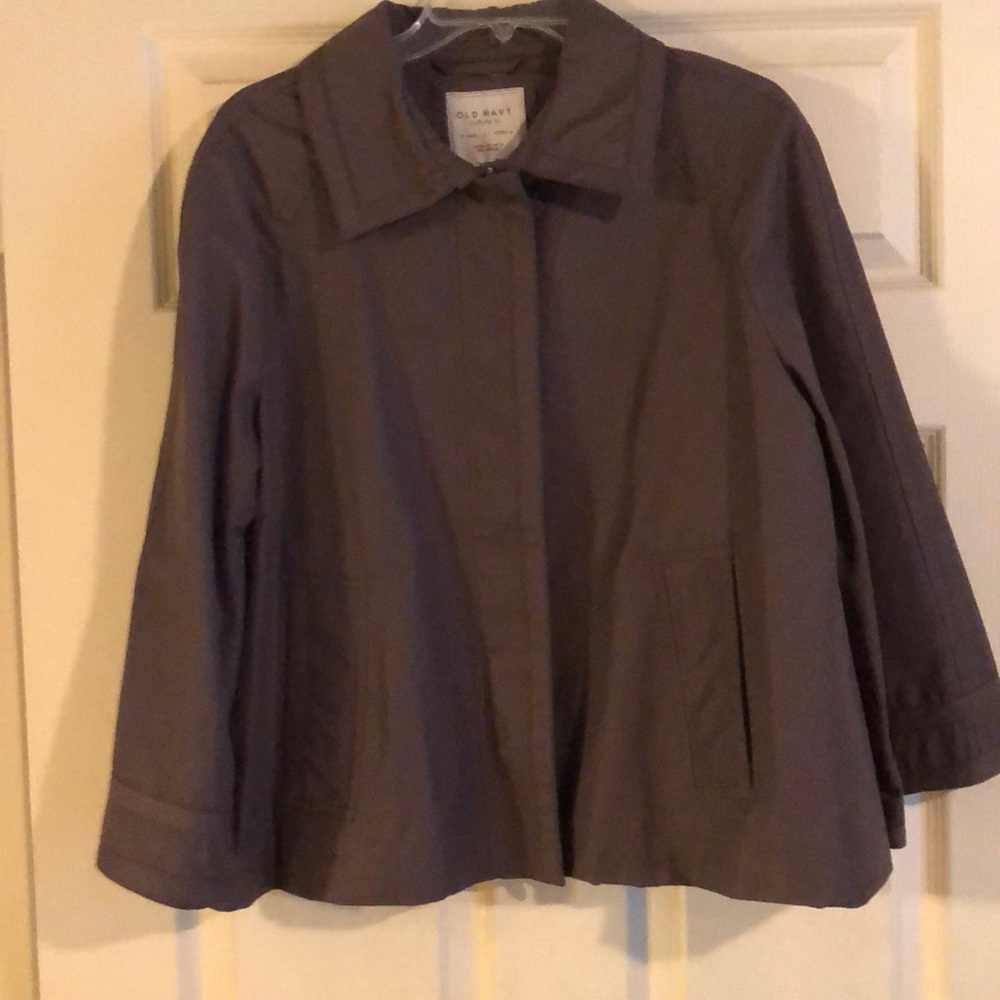 Short trench jacket